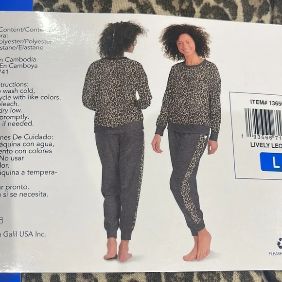 Splendid Leopard print pajama set Medium - Picture 7 of 8